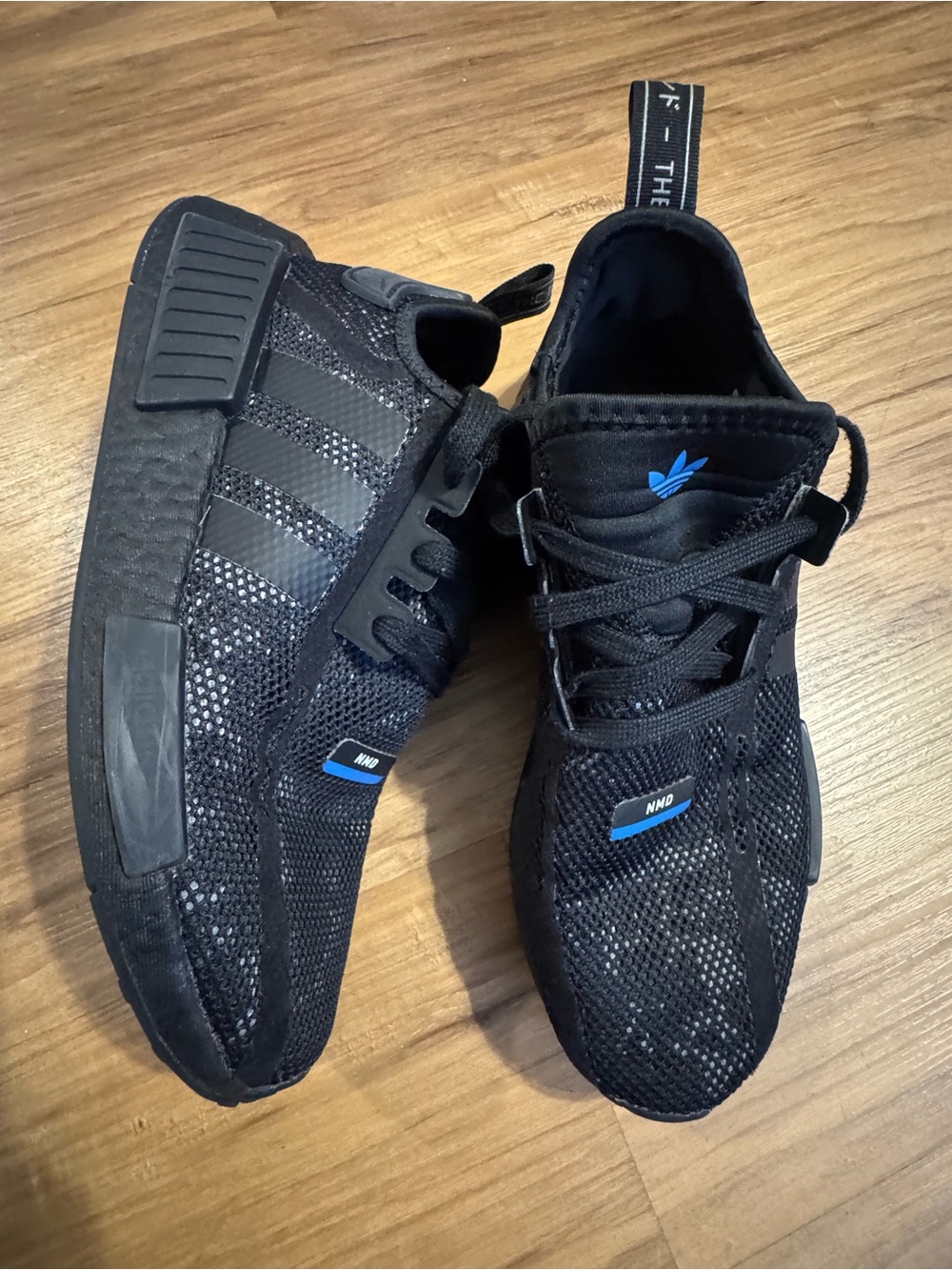 Men’s Adidas NMD R1 Black Knit Sneakers